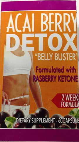 Acai Berry Detox "Belly Buster" Dietary Supplement